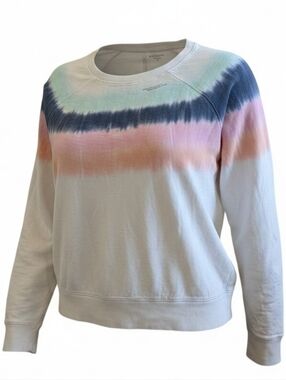 Athleta Sundown Tie Dye Pullover 3XL Plus Size Move With Pride Sweatshirt